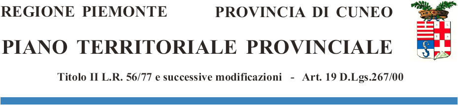 1.5. PIANO TERRITORIALE PROVINCIALE (P.T.P.) Il Piano Territoriale Provinciale è un documento di programmazione a valenza provinciale, che risponde agli adempimenti già perseguiti dal Piano Territoriale Regionale.