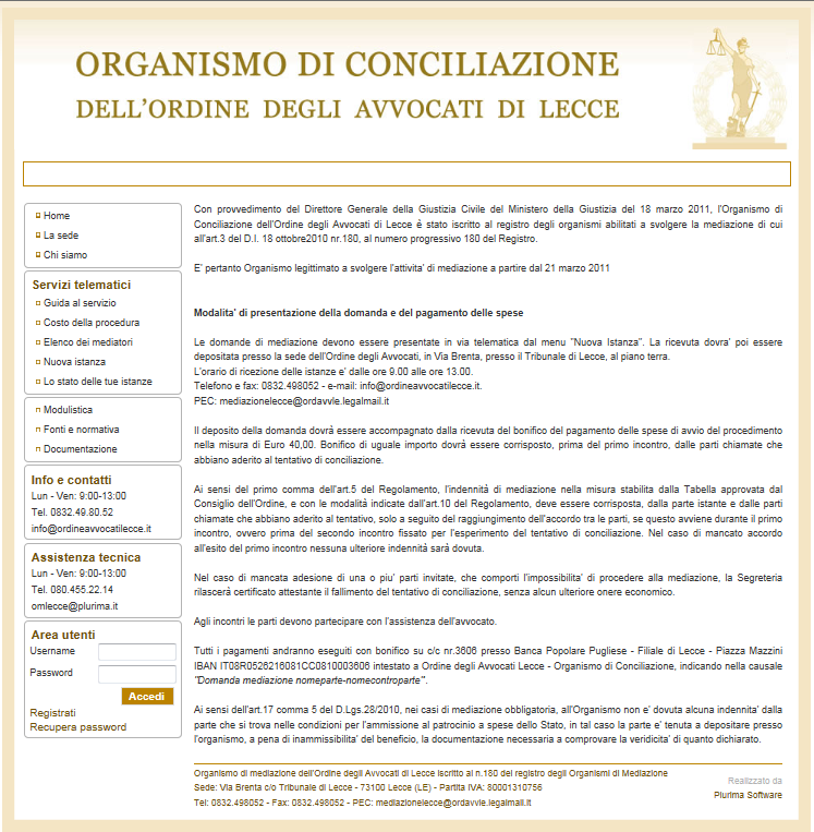 1. Registrazione utente 1.1. Registrazione nuovo utente La Registrazione nuovo utente è la procedura che consente di effettuare la registrazione al Sistema.