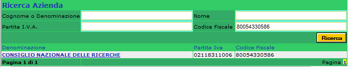 Fig.17 Al termine delle modifiche agire su salva modifiche. Infine è necessario correggere i dati variati anche nella tabella dei partner.