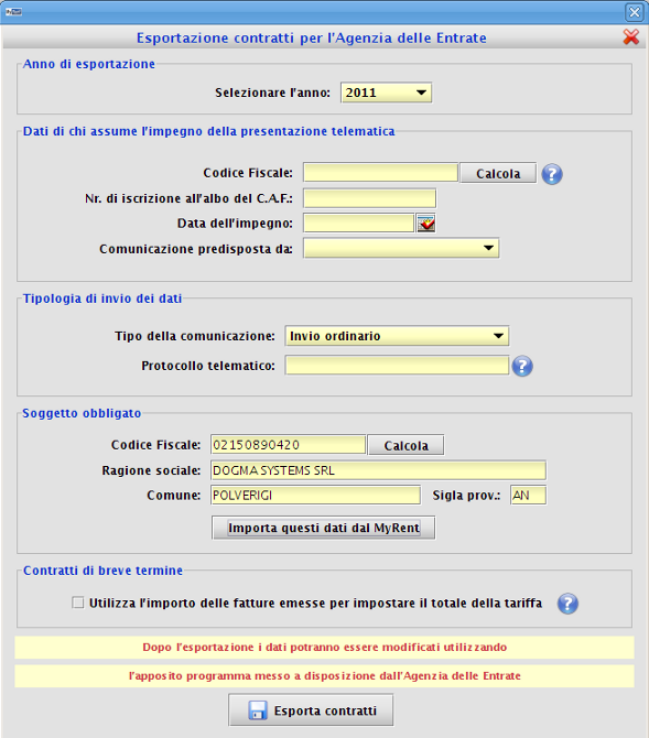 Qualora la voce di menu non sia visibile significa che il plugin non è stato installato correttamente. Quando si clicca sulla voce di menu, si apre la finestra di dialogo come nell'immagine qui sotto.