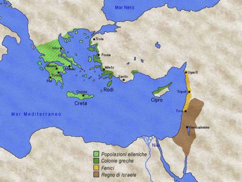 Le città greche, e soprattutto Atene, dall'800 a.c. iniziarono ad espandersi grazie lla fondazione di colonie sulle coste dell'egeo.