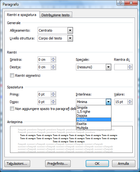 10 AM3 Elaborazione testi livello avanzato AM3.1.2 Paragrafi La sezione ha come scopo quello di mettere in evidenza le opzioni avanzate di formattazione dei paragrafi e della distribuzione del testo.