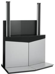 SOLUZIONI DA PAVIMENTO MOBILI PER VIDEOCONFERENZA MOBILI PER VIDEOCONFERENZA PVF 4112W (VOG7141121) Mobile per videoconferenza Adatto a 1x 90" / 2x 55" Peso massimo supportato: 80 kg (2x 40 kg)