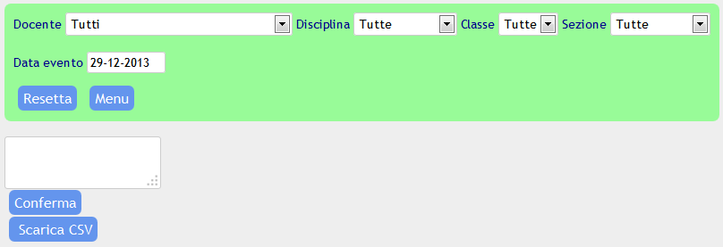 Qui è possibile a. Vedere gli eventi/notizie TUTTI inseriti dall amministratore/dirigente destinati ad essere visibili da tutti, docenti ed alunni b.