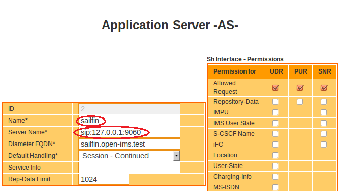 4.3 Utilizzo di un Application Server con Open IMS Core 69 Figura 4.