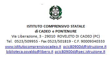 C.T.S. Cadeo - Piacenza Via Liberazione 3 29010 Roveleto di Cadeo Piacenza tel. 0523 502017 fax 0523 501819 e-mail responsabile CTS a.