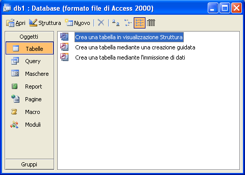 Creare un nuovo database 10 Aprire Microsoft Access File Nuovo Database vuoto