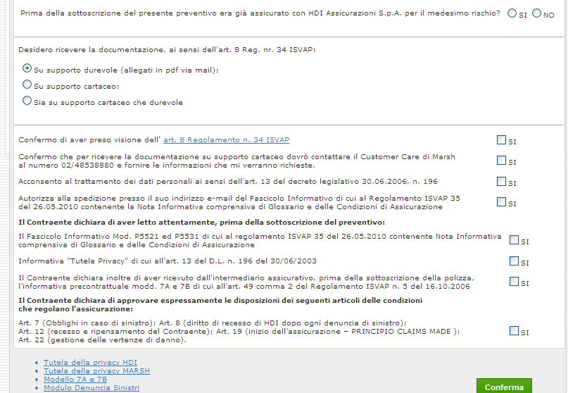 Leggere attentamente gli step consigliati e procedere con click su stampa preventivo. Qui trovate tutta la documentazione.