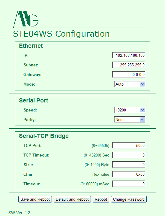 5.3 PAGINA DI CONFIGURAZIONE Attraverso questa pagina è possibile modificare le impostazioni del