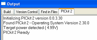 Utilizzo del software MPLAB con il minipic. Il minipic è compatibile con il sistema PICKit2 della Microchip e viene quindi gestito da MPLAB con le medesime procedure.
