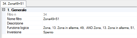 Esempi di acquisizione immagine Configurazione personalizzata 3. Alla telecamera possono essere assegnati dei Filtri (sino a 2), che attiveranno l acquisizione dell immagine della PirCam.