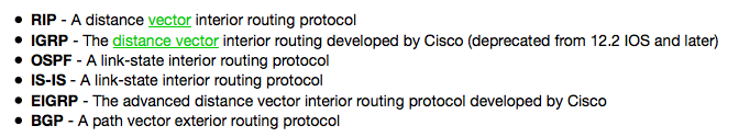 Metrica E possibile che i protocolli di routing imparino più di una route per la stessa destinazione. Ovviamente bisogna scegliere il percorso migliore (best path).