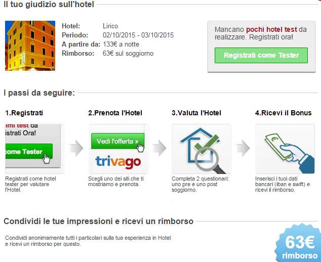 Gli hotel in Quality Test sono