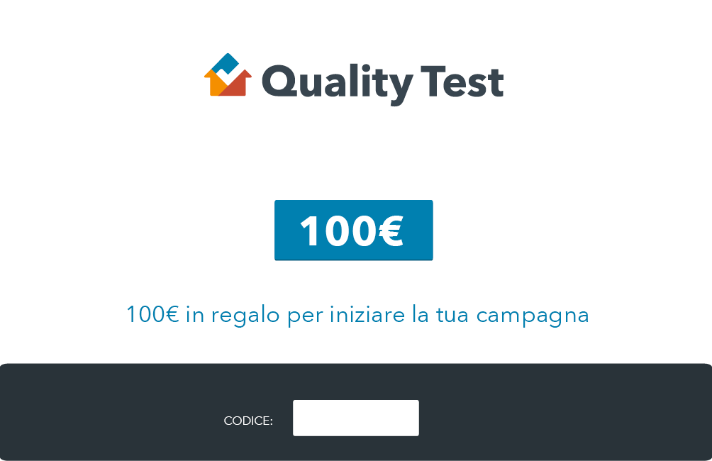 Ritira il tuo voucher trivago Quality Test all uscita 100 di investimento