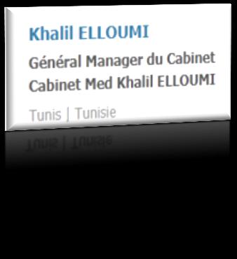 La missione Lo studio di consulenza Med Khalil ELLOUMI è uno studio Commerciale e Tributario che opera nella propria sede di Tunisi.