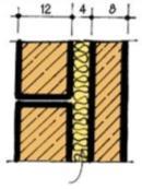 Costruire pareti doppie con tramezze di diverso peso/spessore, considerando che per pareti leggere l intercapedine deve essere più