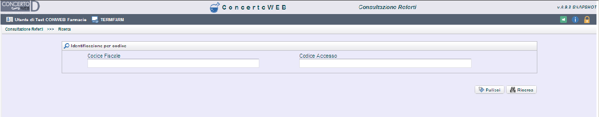 Una volta effettuato correttamente l accesso al programma, compare la seguente videata: Fig.