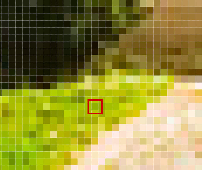 Pixel PIXEL (picture (PICTURE element) ELEMENT)»» il pixel è l elemento base che compone l immagine digitale»» ogni pixel ha un valore di