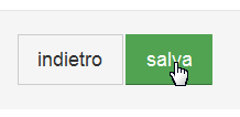 Completata la modifica di tutti i dati di interesse, cliccare su salva in fondo alla schermata Compare, come al solito, la pagina per l inserimento codice personale, sulla quale si deve inserire il