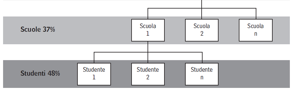 Pari opportunità di apprendimento Il contesto determina la qualità degli apprendimenti Quota della variabilità dei