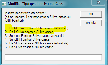 - Verificare tutte le anagrafiche clienti e fornitori, modificare manualmente eventuali eccezioni.