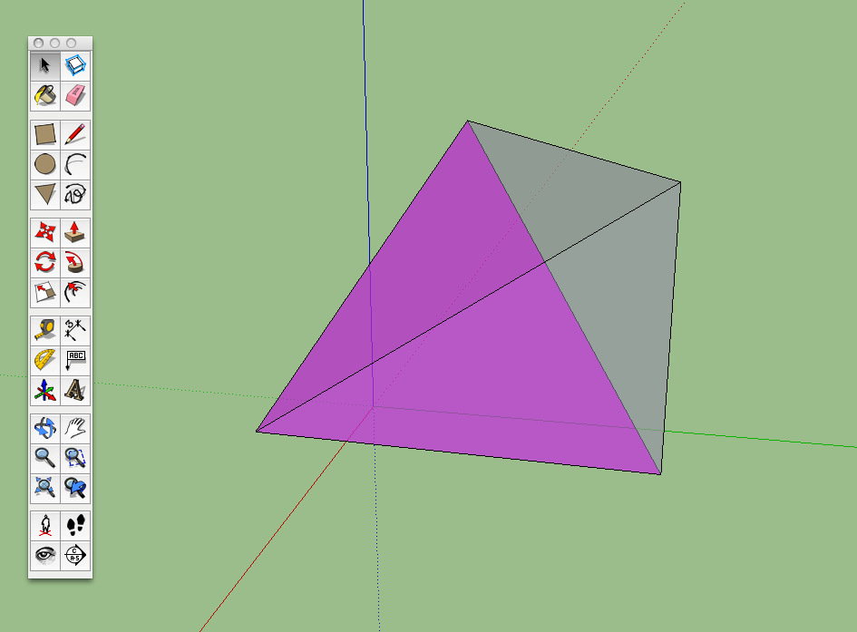 estremi di tre spezzate poligonali congruenti (formate da tre segmenti non complanari) e quindi non possono che essere equidistanti [occorre giustificare un po meglio].