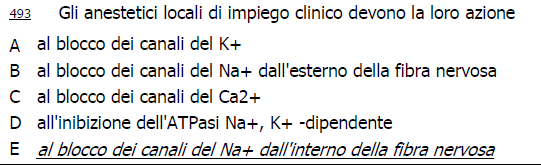 1. I farmaci penetrano all interno della cellula e bloccano il canale dall