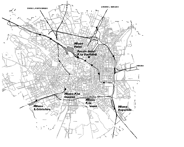 Milano: le aree dismesse Farini ST 545.000mq Greco ST 74.
