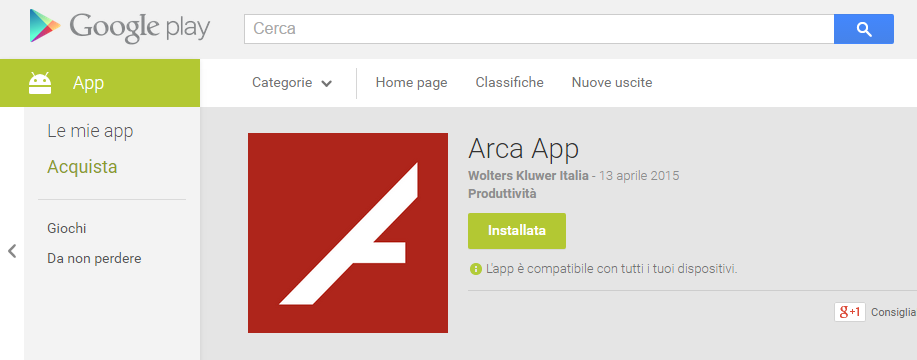 4 Arca WApp Arca WApp è un applicazione per tablet e smartphone, scaricabile dagli store di Apple, Google e Microsoft, che consente di interagire in tempo reale con i dati del gestionale Arca