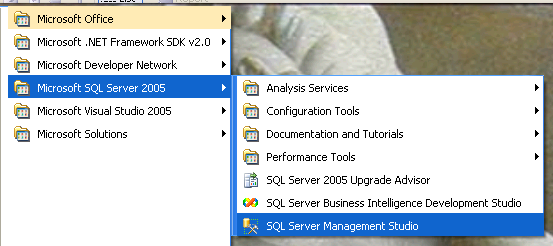 Connessione ad SQL Server - 1 Eseguire