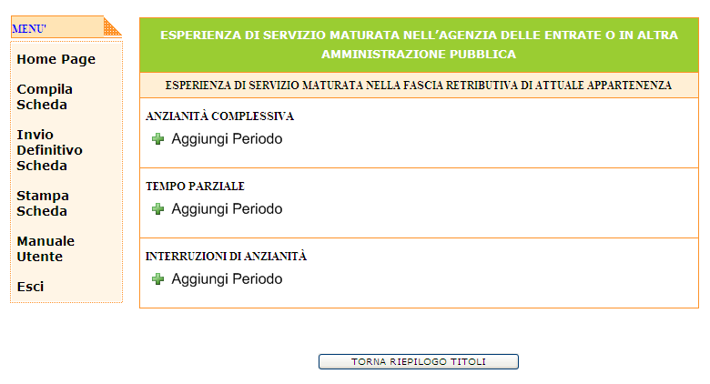 Una finestra chiede sempre conferma sulla volontà di validare o non validare quanto già presente nella scheda.