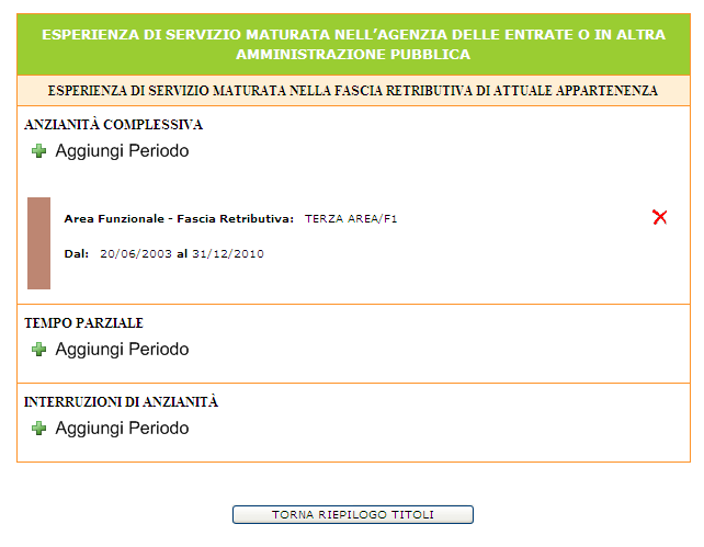 Una finestra chiede sempre conferma sulla volontà di eliminare quanto inserito. Premere OK per eliminare definitivamente o ANNULLA per tornare alle informazioni inserite.