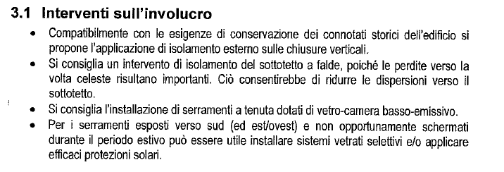 Consumi Interventi per il