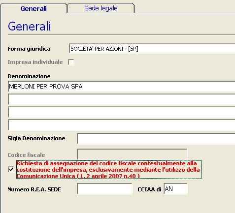 2 ASSEMBLEA Su Fedra 6.0.1 non esiste più questo riquadro: le informazioni relative non devono essere fornite.