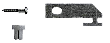 Bocce di Lupo ACCESSORI PER BOCCHE DI LUPO Kit di fissaggio con tasselli universali nilon per calcestruzzo e fermo griglia ADATTO per Prezzo cad.
