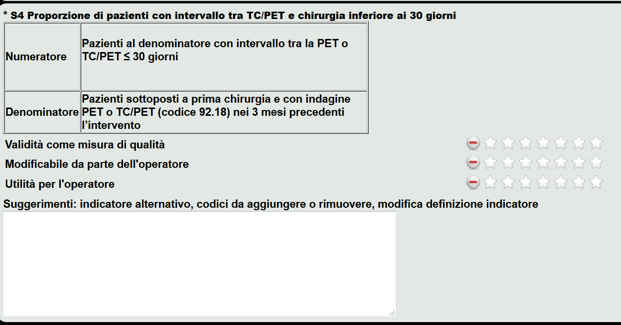 Metodi: Definizione e calcolo degli indicatori 1) revisione della letteratura e delle linee guida 2)