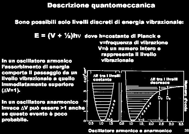 REGOLE DI SELEZIONE Rappresentano i limiti entro i quali si può avere una banda in seguito all interazione tra radiazione e materia.