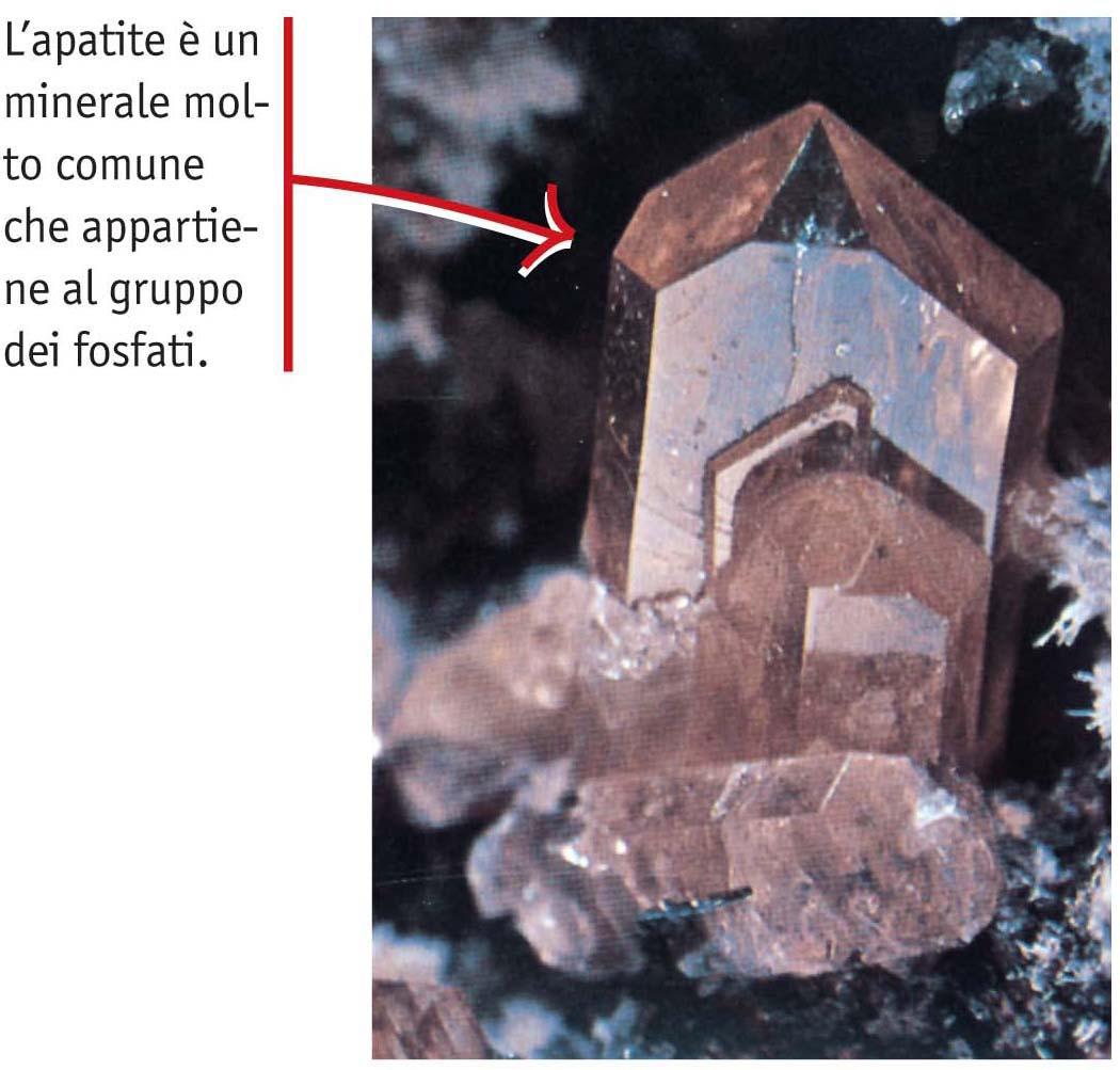 I fosfati: sono minerali caratterizzati dalla presenza dell