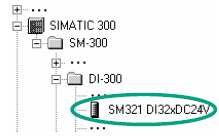 Analogamente inserire sul posto connettore 5 l unità di uscita SM322 DO32xDC24V/0.5A.