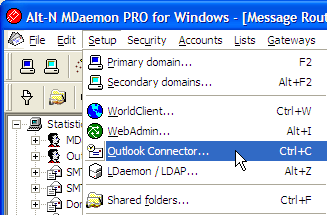 Installazione del plug-in Outlook Connector for MDaemon Una volta scaricato il file occorre eseguire il file sul server MDaemon e seguire le indicazioni.