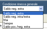 CONDIZIONI SULLE RIMESSE 8 - saldo neg.