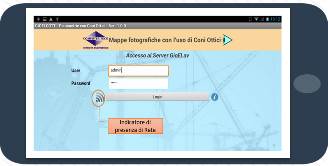 Guida all uso dell App Android GIOEMAP In questa sezione del documento si tratteranno gli aspetti salienti e le modalità d uso dell applicazione denominata GIOEMAP, relativa alla gestione grafica