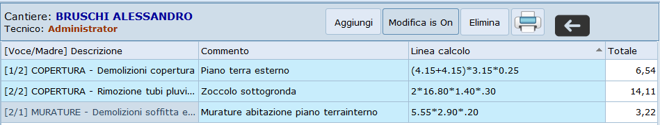 Su ogni parte è possibile inserire un numero illimitato di fotografie prelevate dall archivio locale o, nel caso di un tablet, scattate tramite la fotocamera interna al dispositivo.