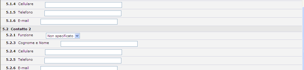 Visualizzate inoltre le schermate del sito di registrazione e controllate se disponete di tutte le informazioni e i dati necessari, prima di procedere Inserire il nome della società/consulente: in