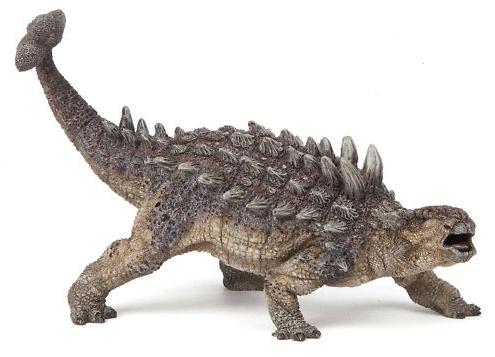 ANKYLOSAURO USA (Montana, Wyoming), Canada (Alberta) 68-65 MA circa Dimensioni: metri di lunghezza. Peso: da 4 a 6 tonnellate. L Ankylosaurus deve il suo nome al termine medico anchilosi.