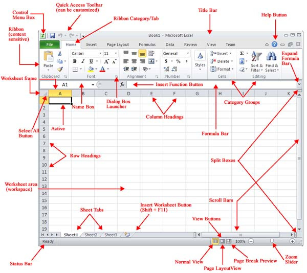 1 di 1 LA GRIGLIA Il foglio elettronico di Excel è una griglia formata da 1.048.576 righe (identificate da un numero) per 16.384 colonne (identificate da una lettera).