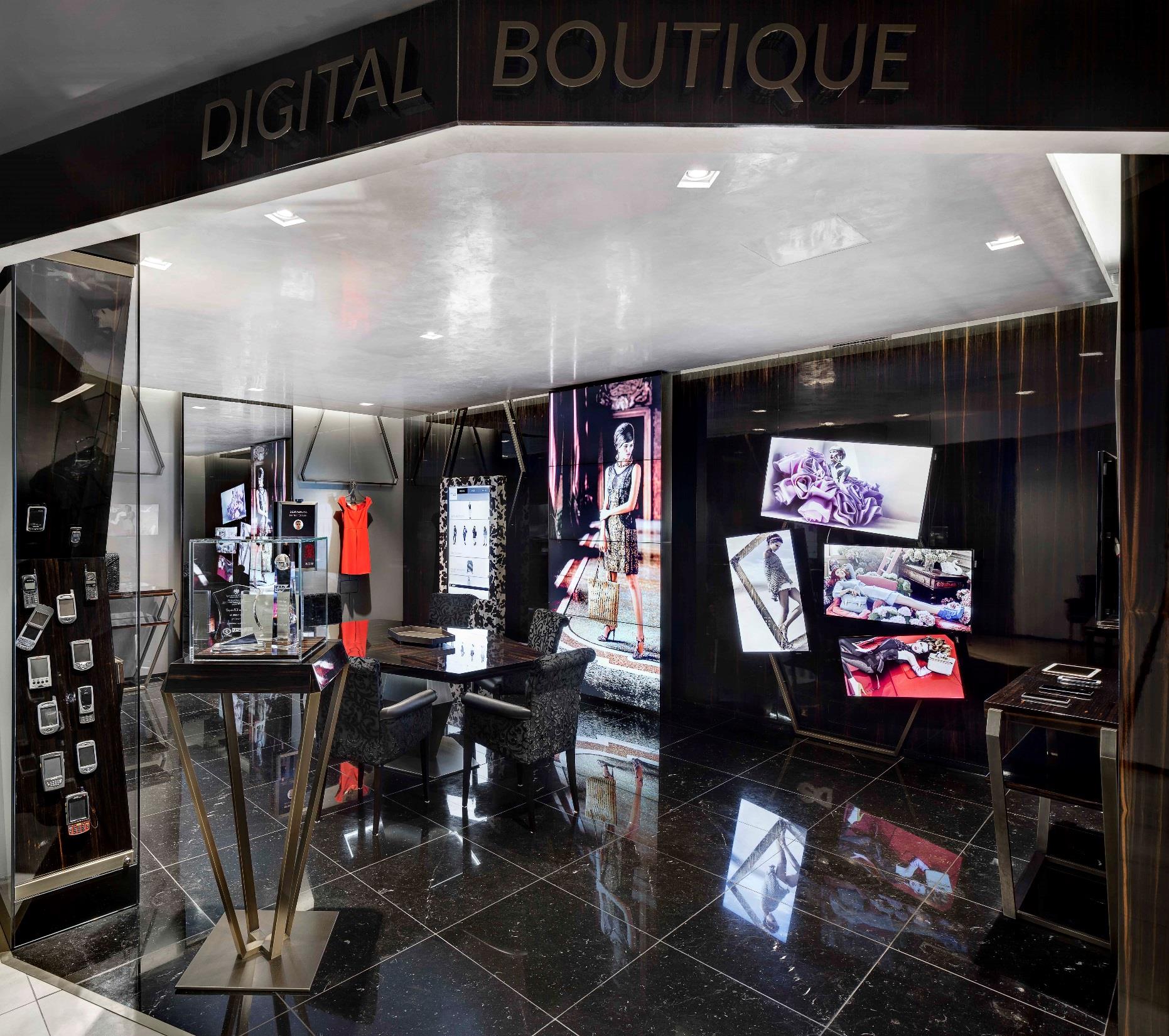UN PERCORSO ATTRAVERSO L INNOVAZIONE La Digital Boutique è stata creata per coprire con l innovazione