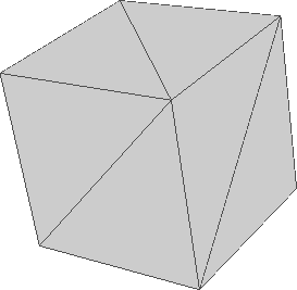 Gouraud shading Soluzione: si utilizzano normali diverse per i due lati dello spigolo La