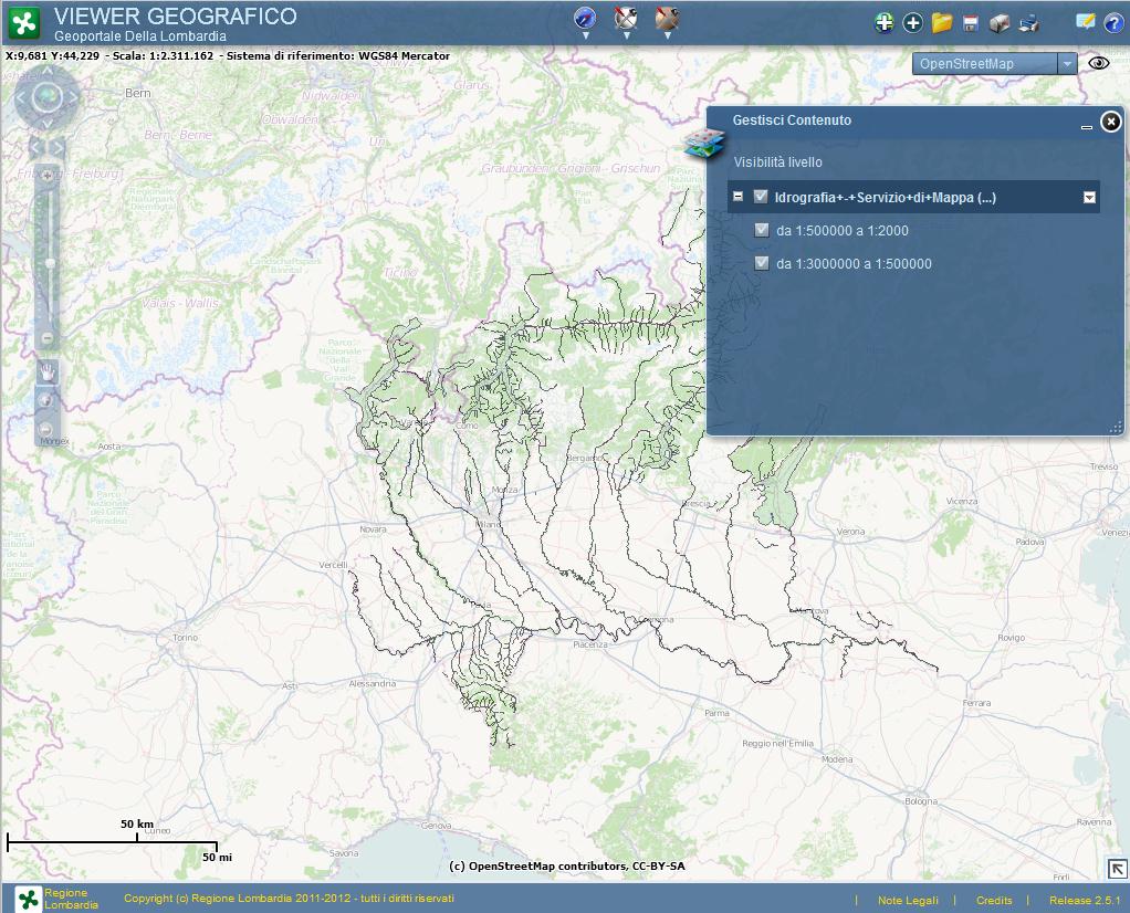 - Integrazione con gli sfondi di OpenStreetMap - Stampa