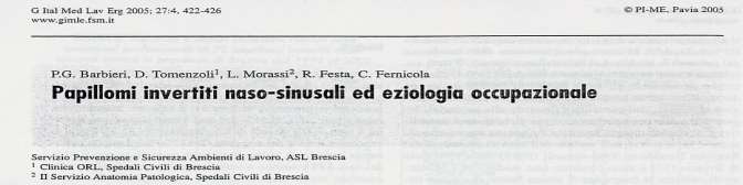 Provincia di Brescia Attivo dal 1993, con rilevazione retroattiva dei casi dal 1980 Raccolta della documentazione clinica